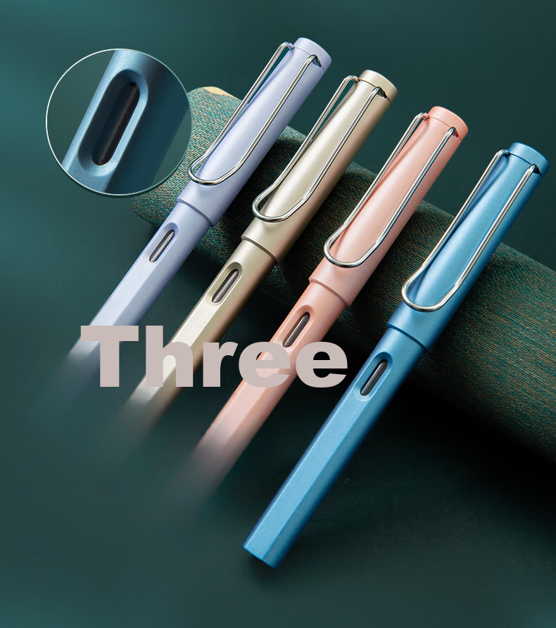 M&G Stationery, Elementary School Fountain Pen, Fine Nib for Male And Female Beginners, Back-To Handwriting Practice, Third Grade Posture Correction F Nib Signature Pen, Single Pen in Pearl Gray without Ink Cartridge AFPY522517 7