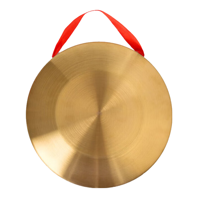 Xiangsiniao, Three-Sentence Gong Copper Gong Musical Instrument, Drum, Gong, Large Gong, Hand Gong, Large Su Gong, Small Gong, 32cm