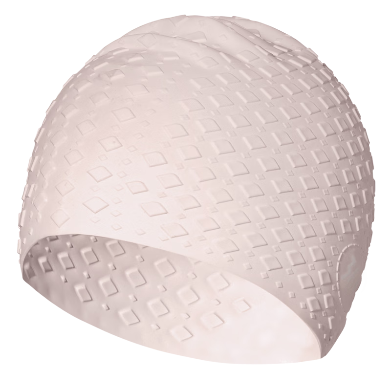 361° Women's Swimming Cap with Extra Ear Protection, Long Hair Swim Cap, Comfortable Non-Binding Waterproof Silicone Adult Men's Swim Cap