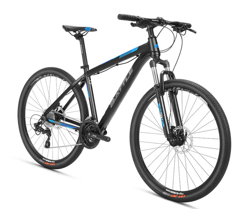 BATTLE Mountain Bike Shimano 27-Speed 27.5-Inch Adult And Student Off-Road Racing Bicycle, Black 15