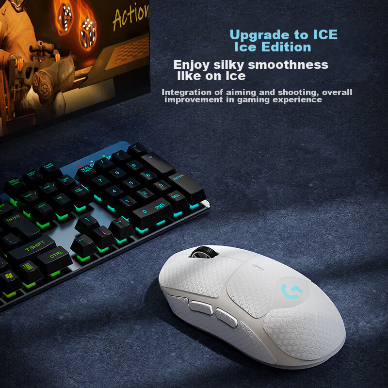 Jemdo Compatible with GpW Logitech Mouse Pad Sticker, Anti-Slip Gaming Mouse Pad, Smooth And Wear-Resistant [First Generation Foot Pad] 2