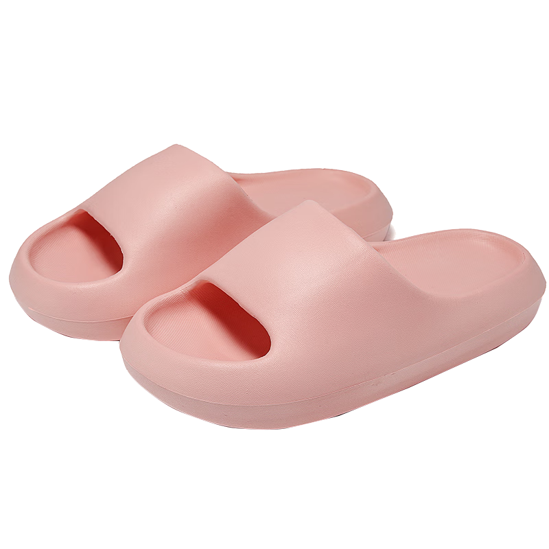 Huameijianbu Home Bathroom Non-Slip Scented Cooling Mat for Couples, Indoor And Outdoor Use, HM2338 Pink, Size 40-41