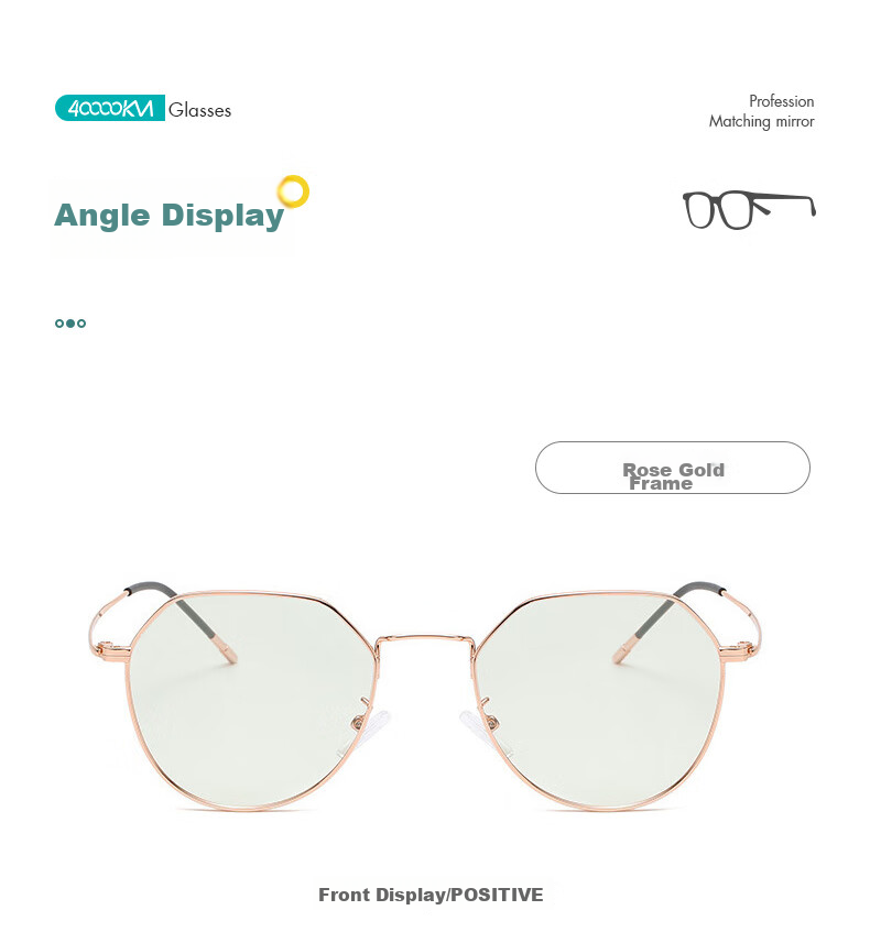 Siwangongli Intelligent Light-Sensing Automatic Color-Changing Myopia Glasses for Men, Anti-Blue Light Radiation Protection Large Frame Slimming Women's Eye Protection Non-Prescription Glasses 13