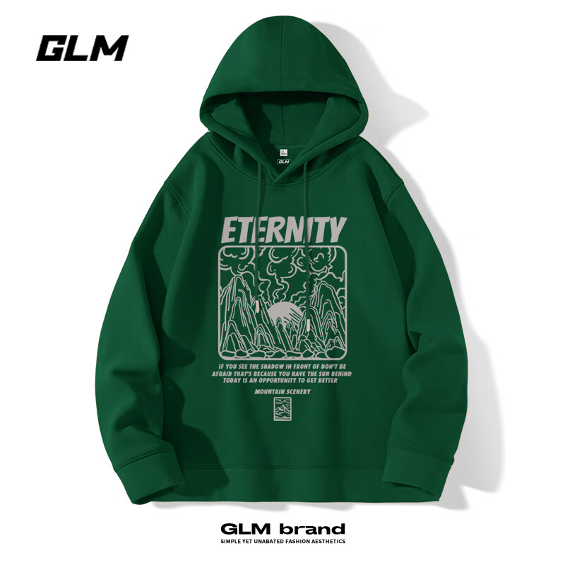 GLM Men's Sweatshirt, Classic Basic Style, Solid Color, Casual Round Neck, Loose-Fitting Top, Versatile Everyday Wear, Men's Clothing 15