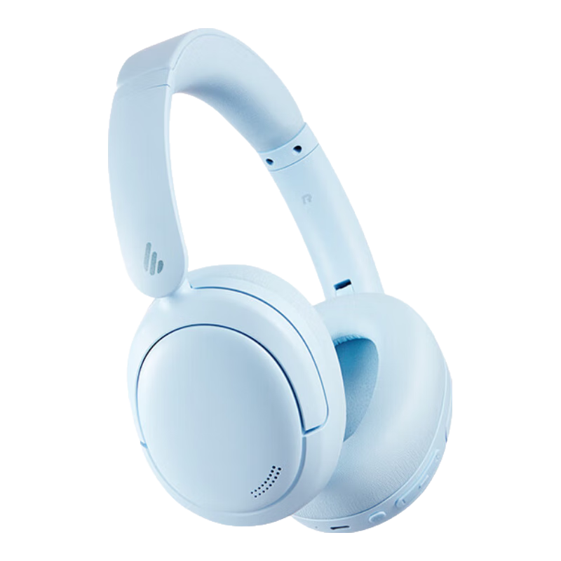 EDIFIER W800BT Free Noise-Cancelling Edition [Classic Upgrade], Over-Ear Active Noise Cancelling Bluetooth Headphones, Compatible with Apple, Huawei, Xiaomi, Misty Blue, Graduation Gift