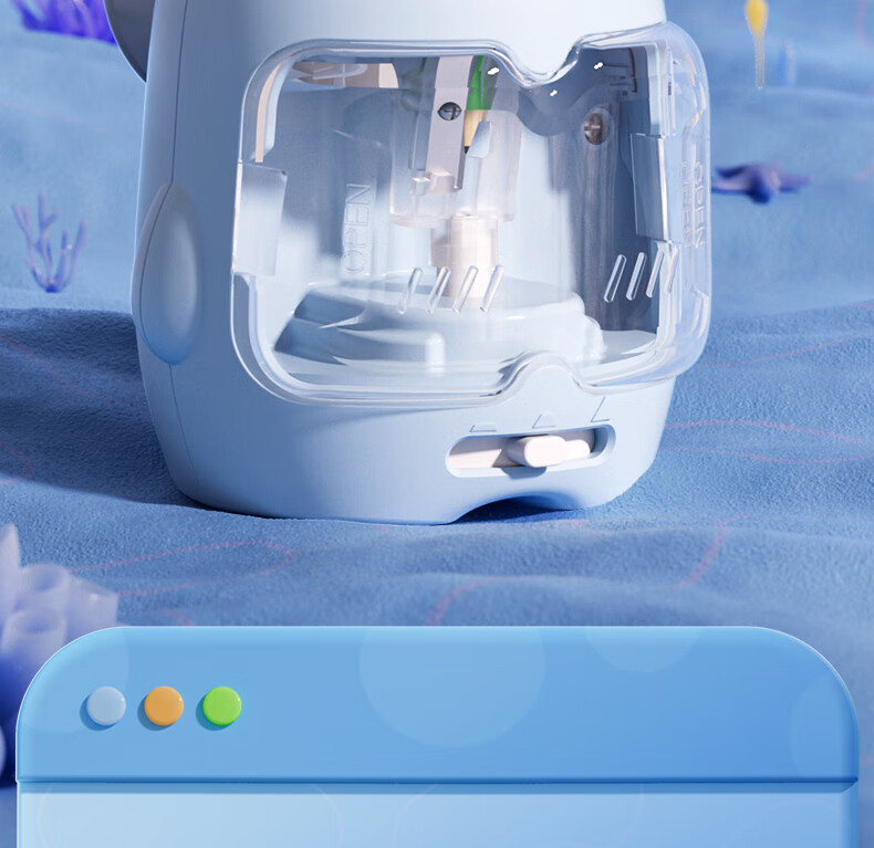 M&G Stationery Electric Pencil Sharpener, Semi-Automatic Pencil Sharpener, Rotary Pencil Sharpener, Three-Level Thickness Adjustment, Dual Power Supply, Diving Bear Design, Birthday And Graduation Gift 22