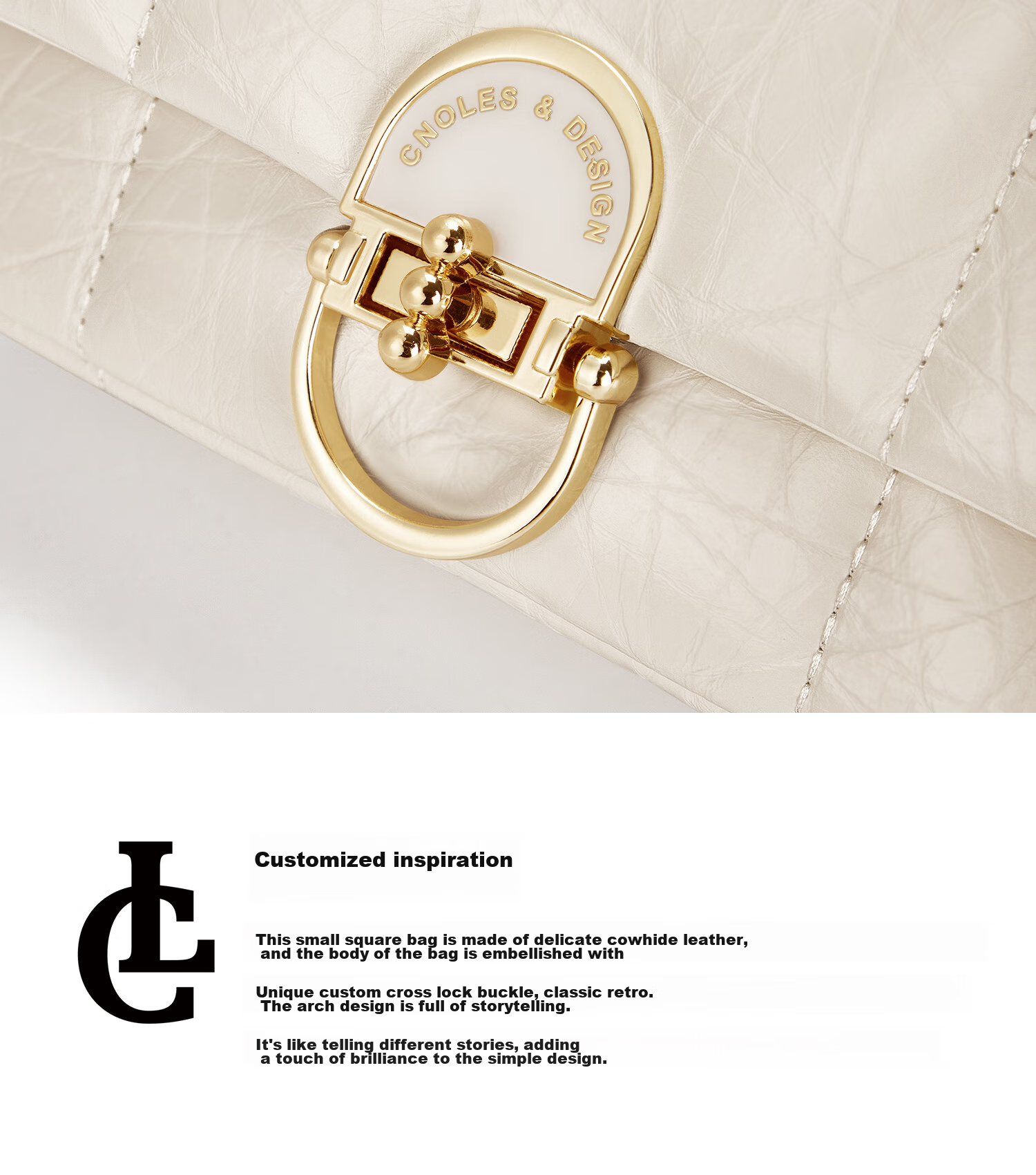 Cnoles Crossbody Bag for Women, Large Capacity Versatile Diamond Pattern Small Square Bag 2026 Trendy Handbag Birthday Gift for Girlfriend 8