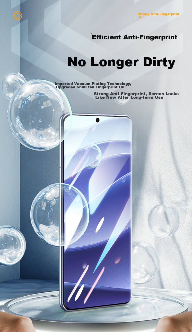 LLUNC [2-Pack] Tempered Glass Screen Protector for Xiaomi Redmi Note14 Pro/+, Curved Full-Screen Ultra-Thin Ultra-Clear Glass Anti-Fingerprint Shatterproof Phone Screen Protector for Xiaomi Redmi Smartphone 6