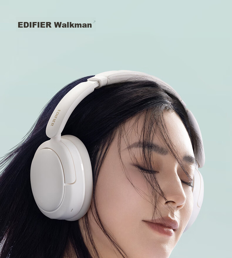 EDIFIER W800BT Free Over-Ear Bluetooth Headphones, 40H Ultra-Long Battery Life, Compatible with Phones And Computers, Suitable for Apple, Huawei, Xiaomi, Light Green, Graduation Gift 1