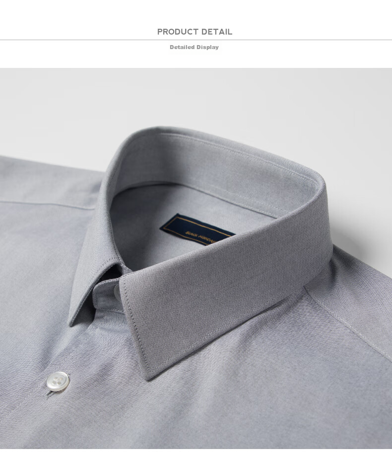 BLACKMONDAY Luxury High-End Pure Cotton Short-Sleeve Shirt for Men, Summer Liquid Ammonia Wrinkle-Resistant Non-Iron Business Casual Formal Dress Shirt 11