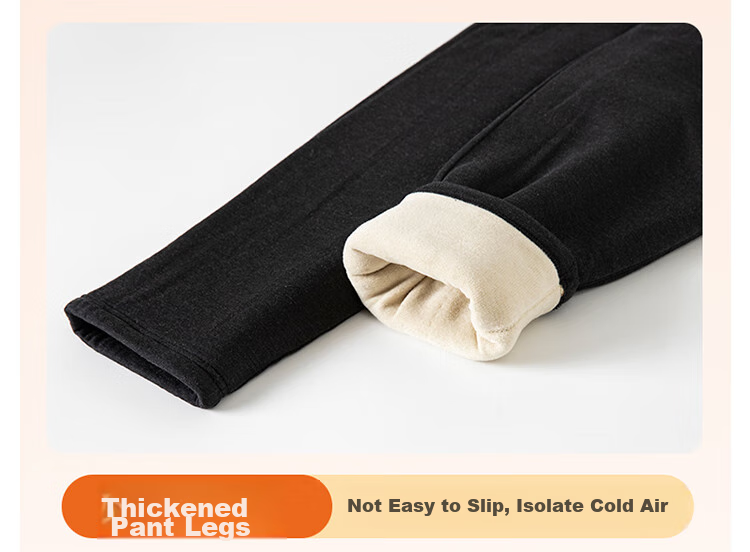 LangSha Wool Pants, Warm Men's Thick Fleece-Lined Knee Protection, High Elasticity, for Middle-Aged And Elderly, Northeast Cold-Proof Cotton Pants for Outdoor Wear in Winter 14