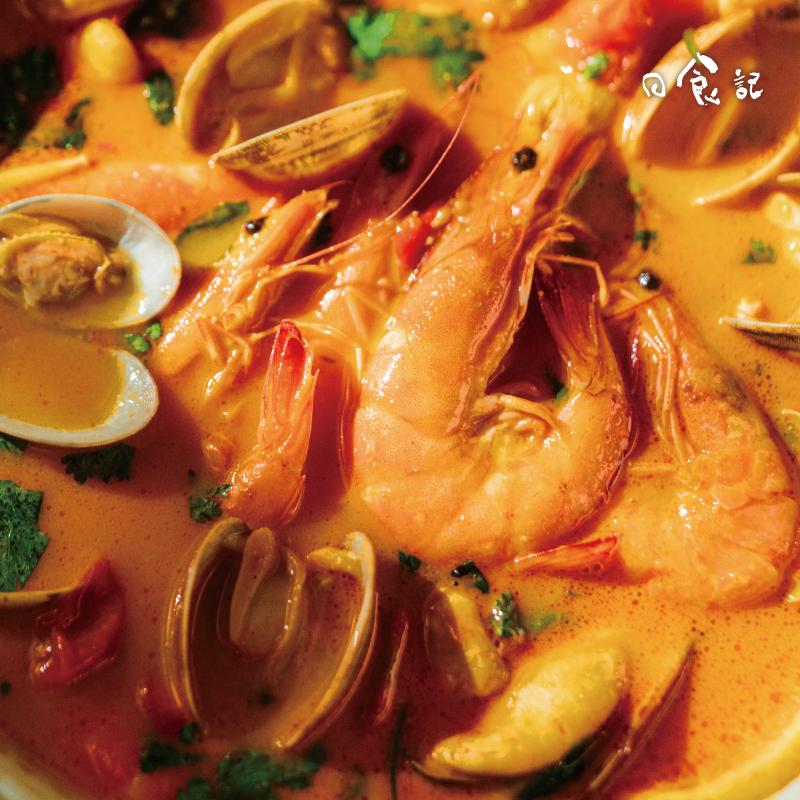 日食记火锅底料200g泰式椰香冬阴功汤料酸辣汤酱包关东煮汤料海鲜调料包