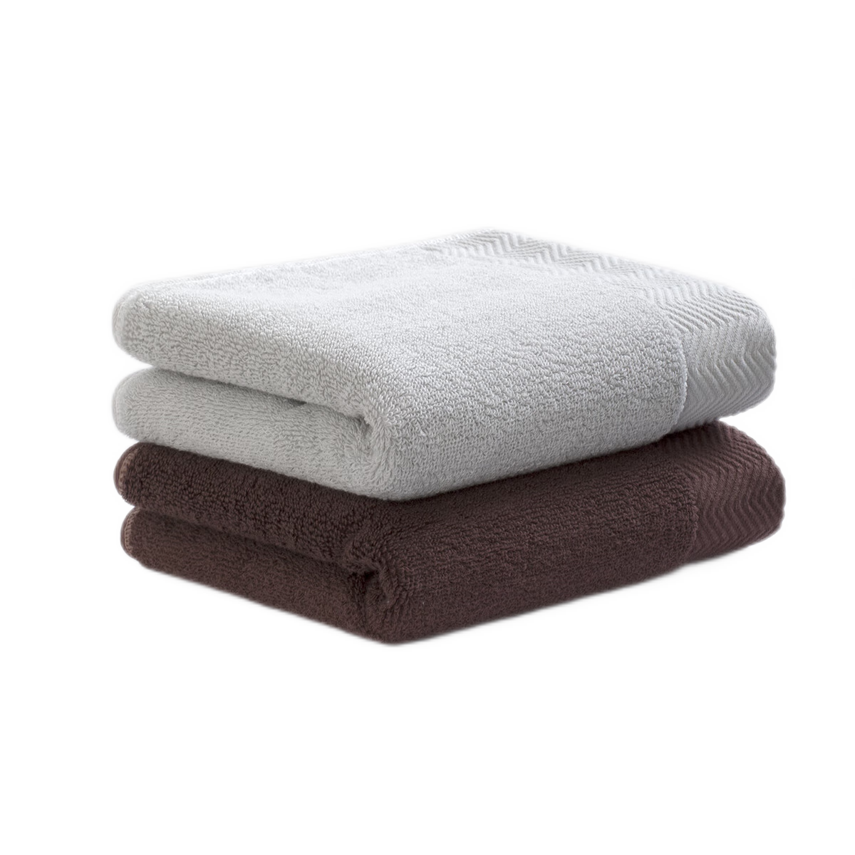 GGT Japanese Face Towel for Men, Pure Cotton Adult Bath Towel, Thickened Hotel Absorbent Hand Towel for Women, Jiao Cha + Smoky Gray