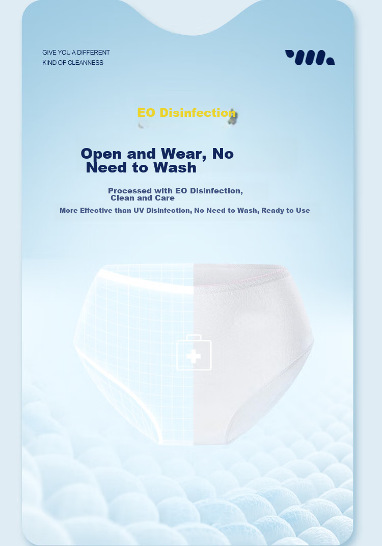 Xinqin Disposable Men's Underwear, Daily-Use, Pure Cotton, No-Wash Boxed, Starry Sky Series, Mid-Rise, XL Size, 5-Pack 5