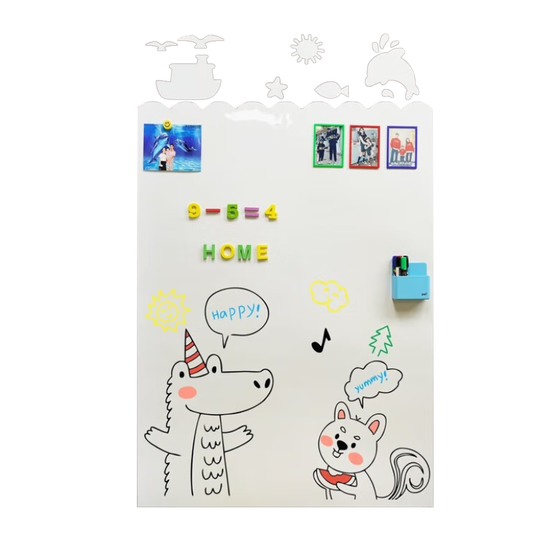 Flybook 120*240cm Whiteboard Wall Sticker, Removable And Non-Damaging to Walls, for Office, Home, Teaching, Writing, Hanging Magnetic Children's Small Blackboard, Erasable Office Meeting Soft Whiteboard Paper