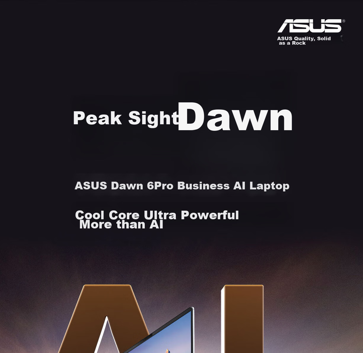 ASUS Poxiao 6Pro 14-Inch AI Lightweight Business Laptop (2nd Gen Core Ultra5, 32GB RAM, 1TB Storage, 2.5K Display, 144Hz Refresh Rate) 1