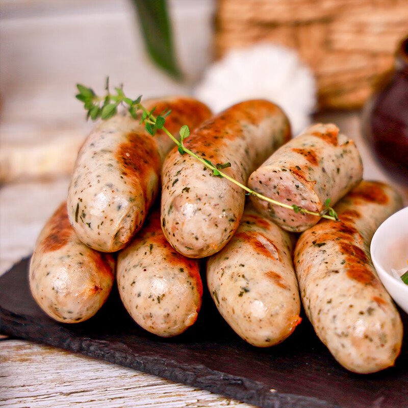 健士牌 德国风味慕尼黑香肠400g/袋德式白肠西式烧烤香肠早餐三明治食材