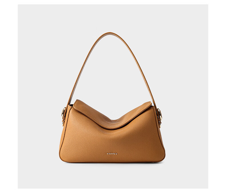 HONGU Leather Handbag, Women's Shoulder Bag, Commuter Crossbody Bag, Casual Ladies' Purse, Birthday Gift for Wome 16