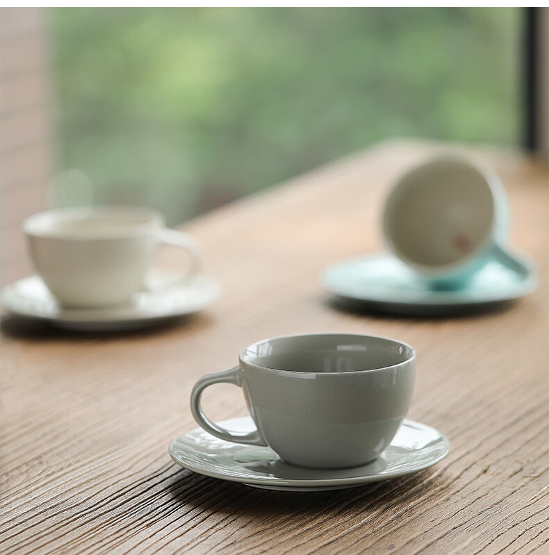 MHW-3BOMBER Bomber [Gift] Ceramic Coffee Mug, Latte Art Cup, Cup And Saucer Set, Instagram-Friendly, Retro High-End Feel, Niche 23