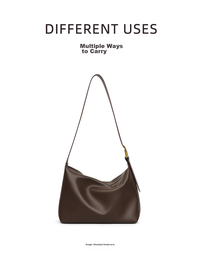 YUYULA Women's Handbag, Cowhide Crossbody Tote Bag, Large Capacity Casual Bag, Birthday Mother's Day Gift, Practical Present for Mom 7