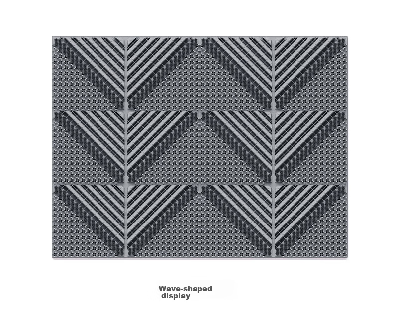 Boneng Entrance Mat, Outdoor Interlocking Non-Slip Mat, Indoor Doorway Foot Mat, Entrance Floor Mat, 75x120cm 18