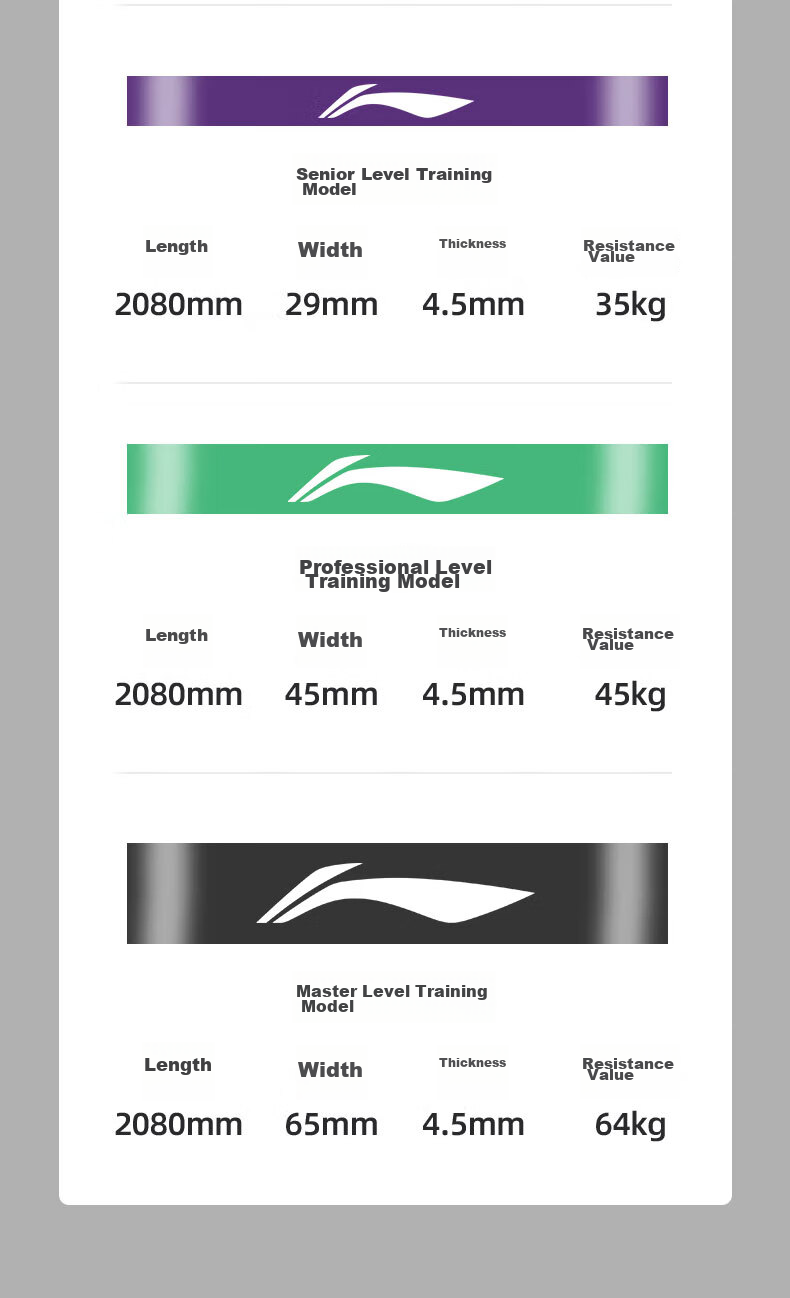 Li-Ning Elastic Resistance Band, Pull-Up Assistance Band, Fitness Shoulder Opener, Leg And Chest Muscle Stretching Band, Strength Training Rope 13