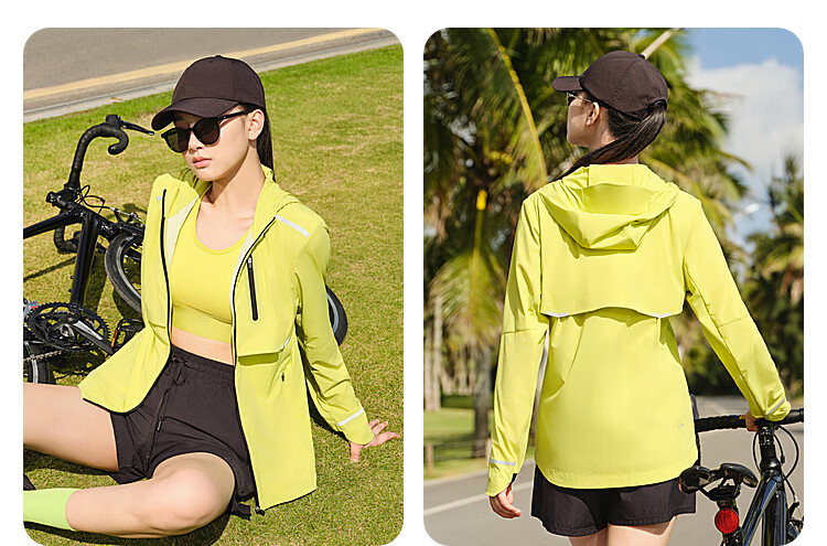 BOSIDENG Clothing, Five-Fold National Standard Sun Protection Jacket for Women, Short Style, UV-Resistant, Ice-Cool Breathable Heat Dissipation Hooded Coat 28