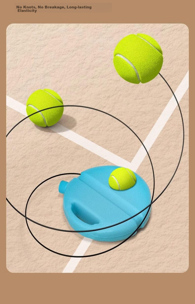 BOSHUJIAN Tennis Rebound Trainer for Parent-Child And Adult Use, Self-Playing Tennis Device, Adult Single Racket 16