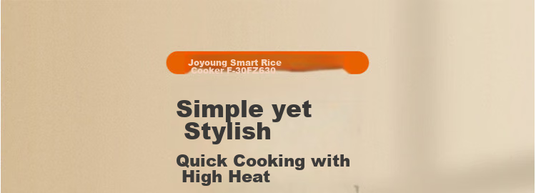 Joyoung Rice Cooker, 3L Large Capacity, High Power, Smart Reservation Cooking, Anti-Overflow, Home Mini Rice Cooker, F-30FZ630 2