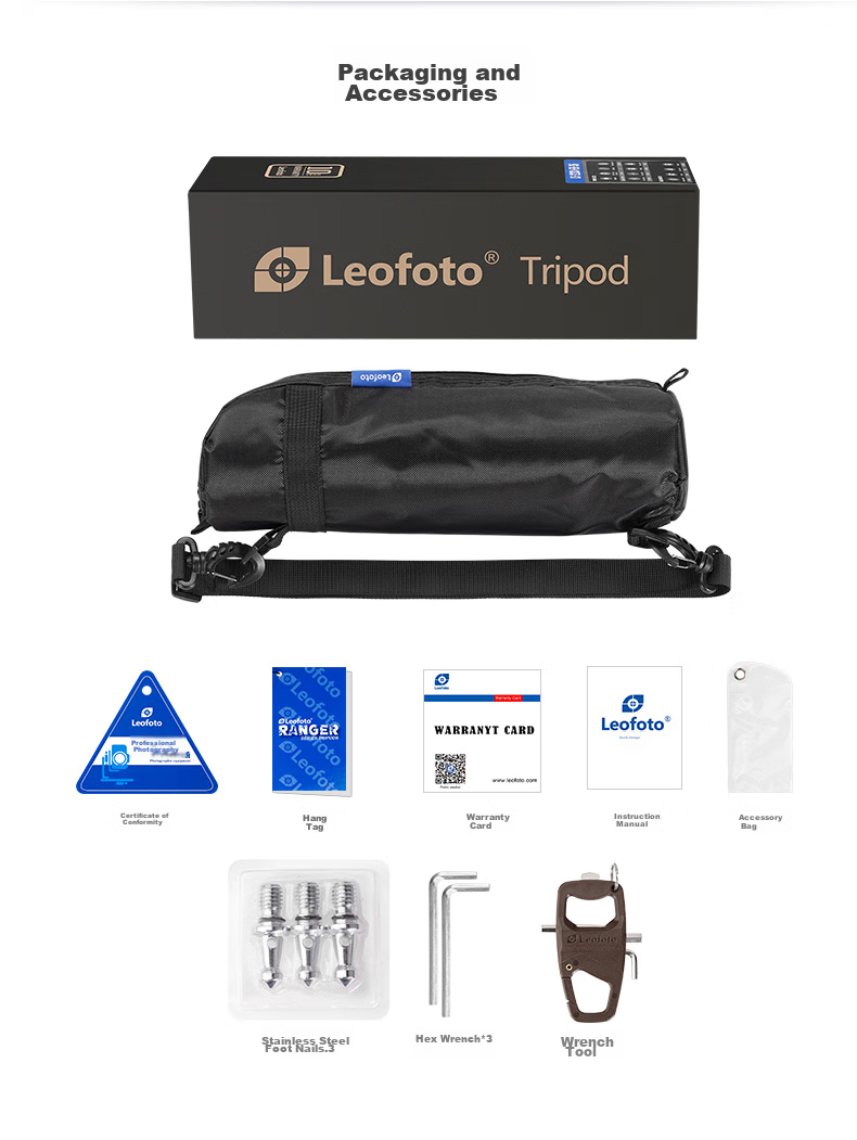 Leofoto Tripod, Desktop Mini Camera And Smartphone Photography And Videography Lightweight Travel Portable Tripod, LS-223C (Single Tripod) 18