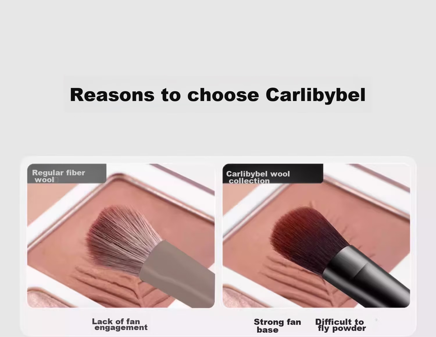 CARLI BYBEL Half-Shade Nose Shadow Animal Hair Brush for Slanted Nose, Nose Wing, Gradient Highlighting, Side Shadow Contouring, Sickle-Shaped Makeup Brush 4