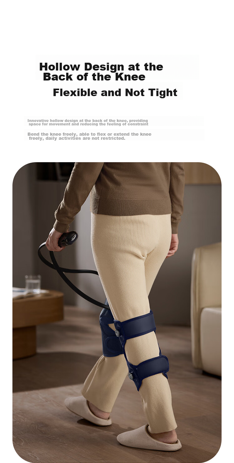 PHILIPS [Mid-Autumn Festival Gift] Knee Massager, Sports Massager, Cold-Resistant Knee Care Device, Airbag Knee Joint Heating Pad, Airbag Massage 5202L Birthday Gift for Parents 11