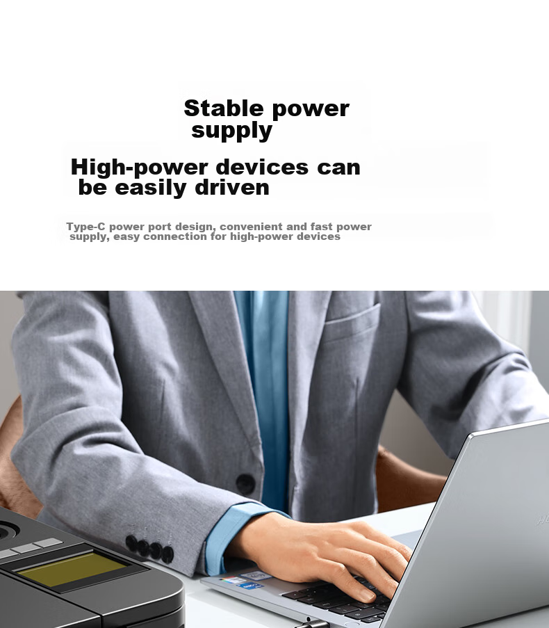 UGREEN Dual-Head Four-In USB Hub Expansion Dock, Type-C 3.0 Splitter, Multi-Port Adapter Converter for Laptops And Smartphones, 0.15m 5