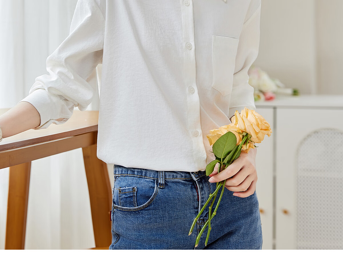 PinCai Women's Long Sleeve Shirt Autumn Winter Thickened Office Wear Versatile Blouse P144C6003 39