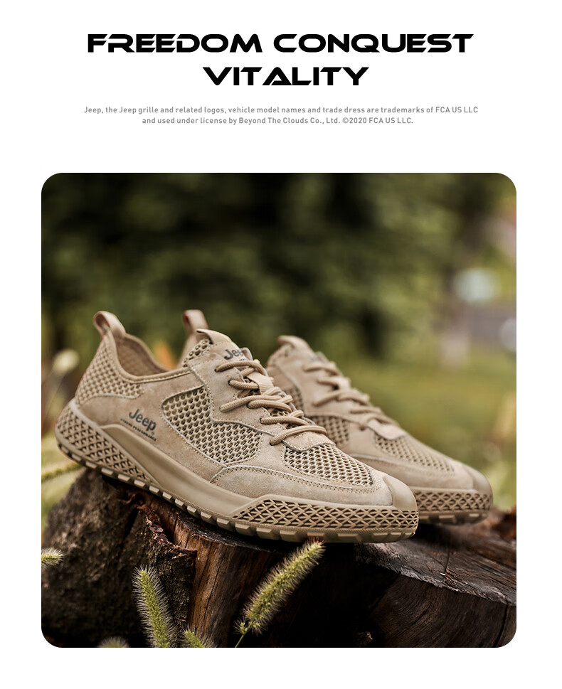 JEEP Hiking Shoes for Men, Outdoor Sports Shoes, Breathable Sandals, Wear-Resistant River Tracing Shoes, Mesh Running Shoes, Non-Slip Mountaineering Shoes for Me 16