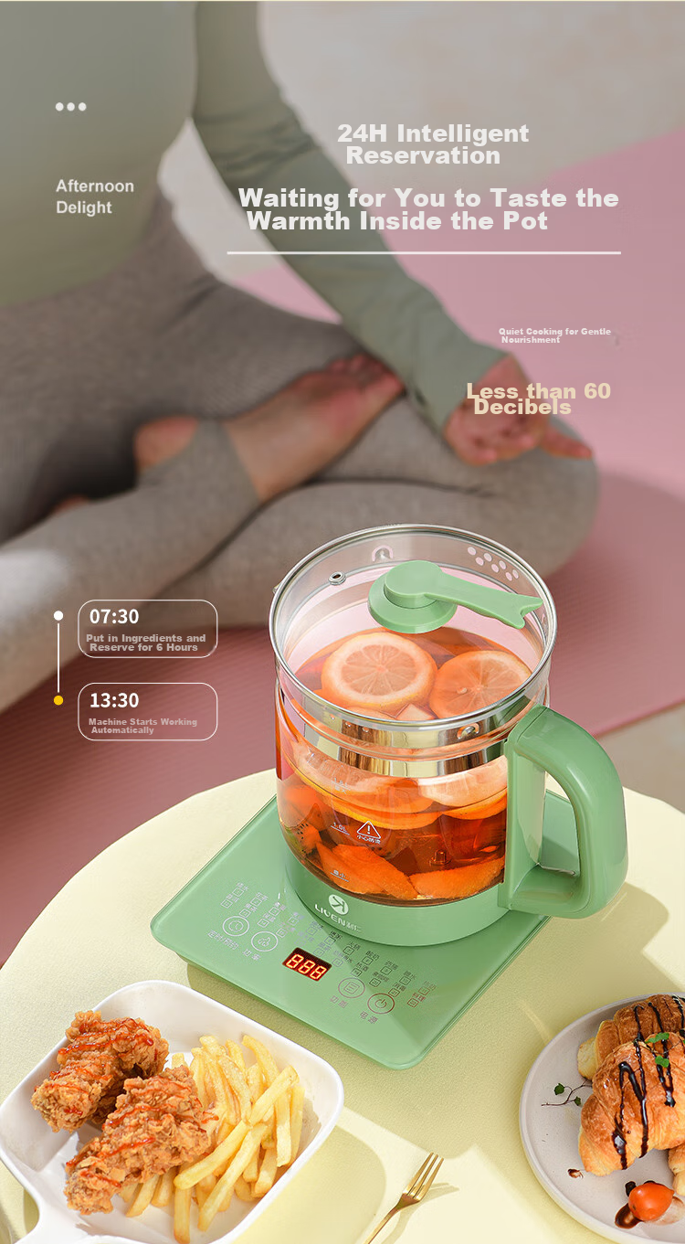 Liren Smart Fully Automatic Water Supply Tea Brewer Tea Extractor Steaming Spray Constant Temperature Tea Steamer Health Pot 2026 Tea Bar Machine LR-CCJ1828【Price Guarantee 618】 9