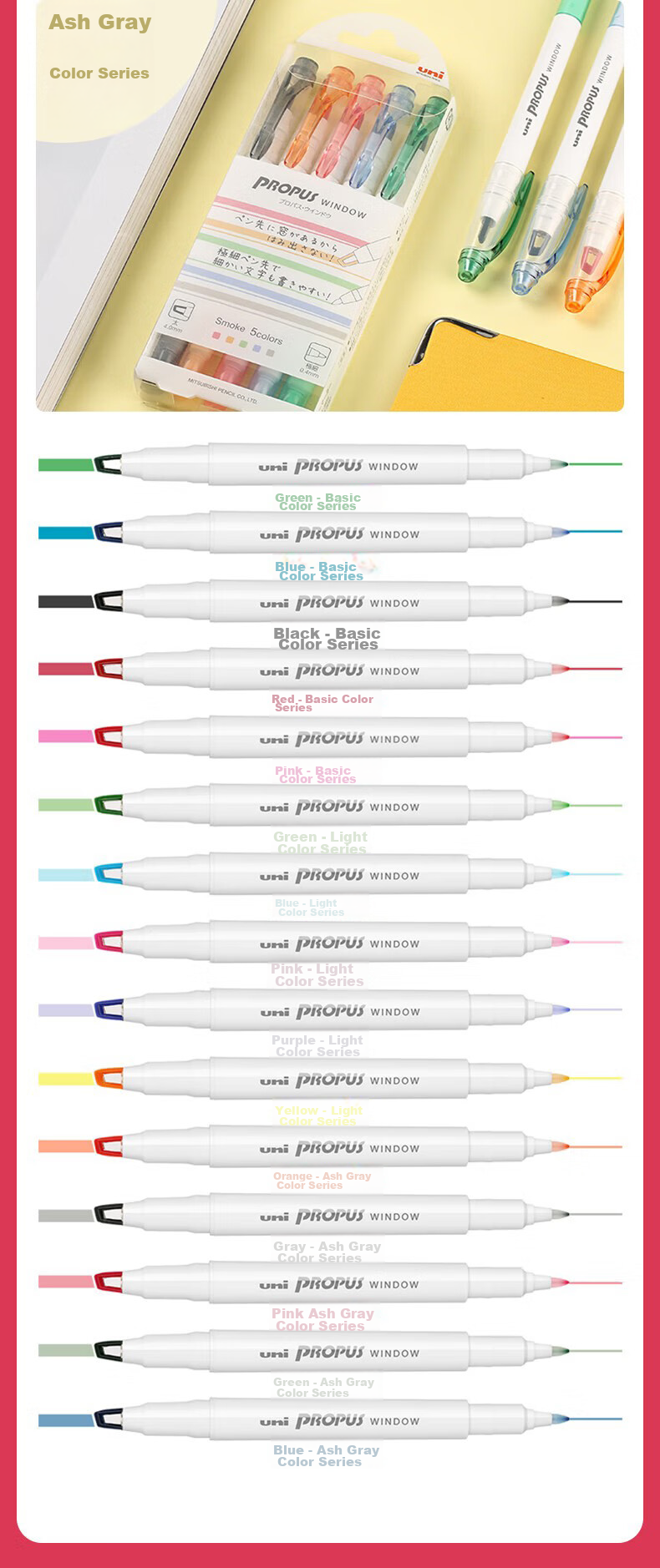 Uni Mitsubishi Dual-Tip Fluorescent Marker Pen for Student Homework, Journaling, Drawing And Marking - Colorful Pens, Fine 0.4mm Thick 4mm PUS-103T 1 Pen/Pack Light Blue 7