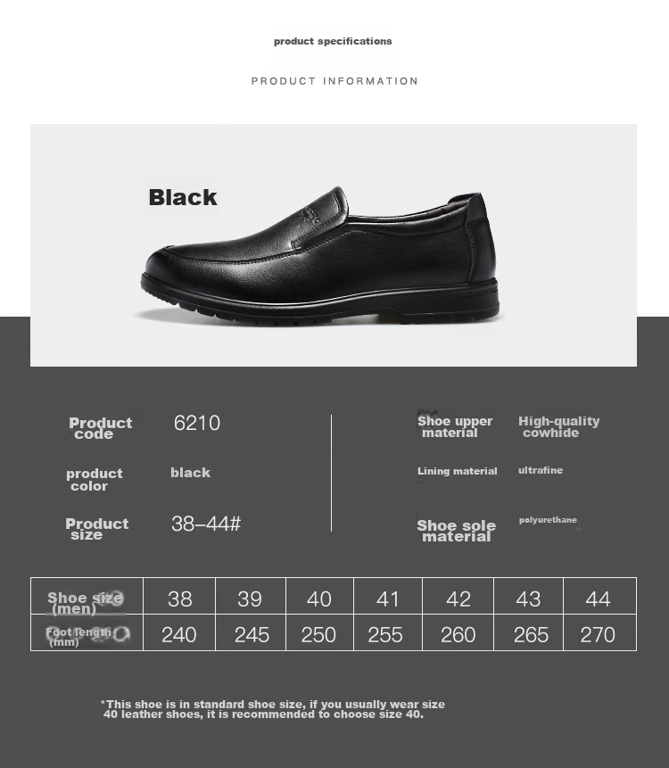 CARTELO Leather Shoes for Men, Slip-On Genuine Leather, 2026 New Style, Casual Business Dad Shoes, Soft Sole Formal Wear, Middle-Aged Breathable Soft Leather 4