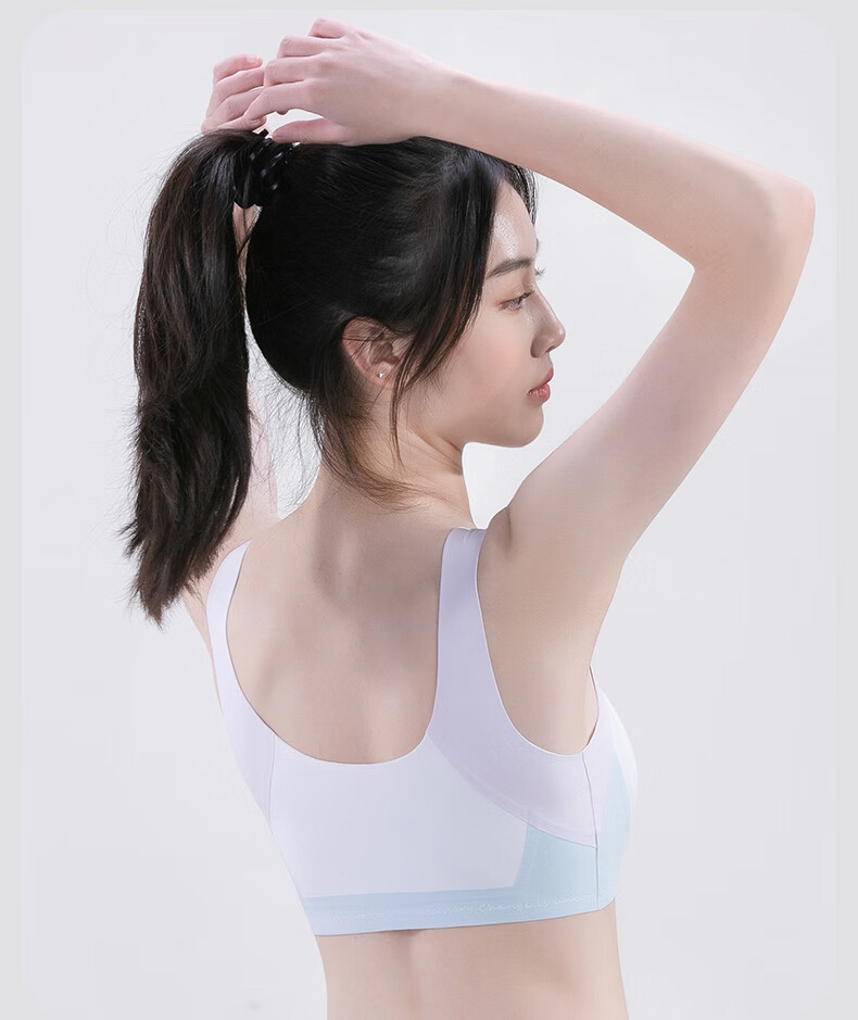 Ailier&ouluola Girls' Underwear Bra for Students And High School Students Aged 15-18, Puberty Training Bra, Small Vest 6262 Green Skin L 12