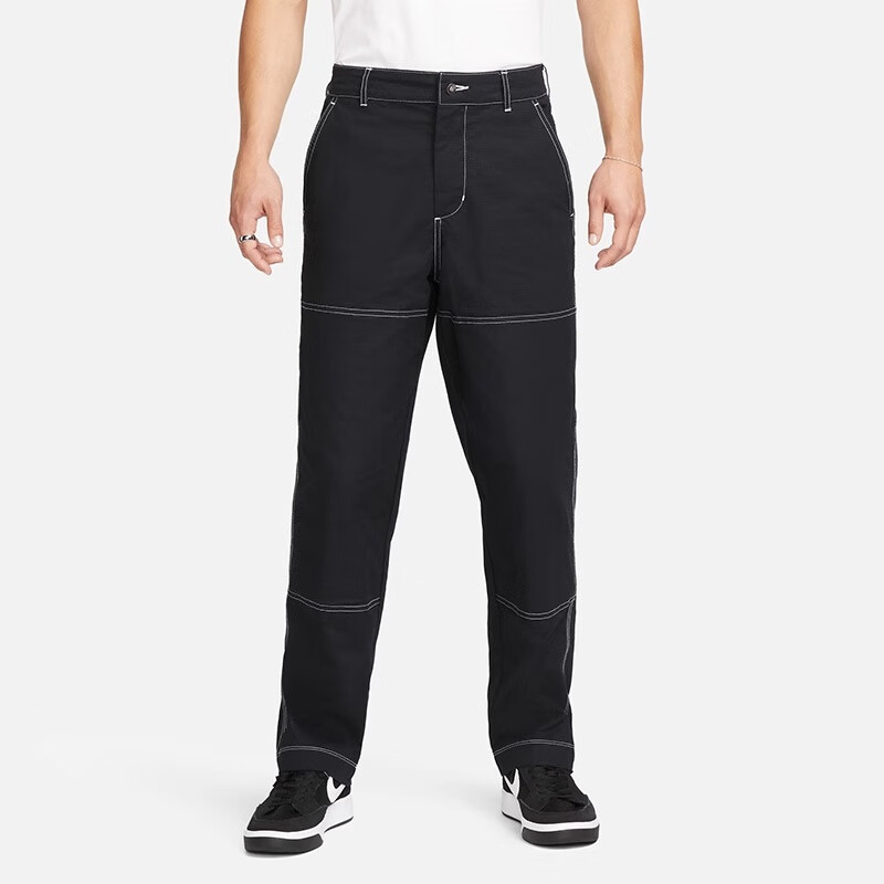 NIKE Men's Sports Pants, Spring And Autumn Woven Straight-Leg Cargo Pants, Versatile Casual Style, FZ5766-281, Dark Khaki, Size 30/32 2