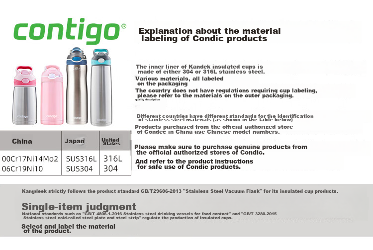 Contigo Children's Insulated Water Bottle, Stainless Steel Straw Cup, 400ml, Excavator Design, HBC-GIZ263VP+ 9