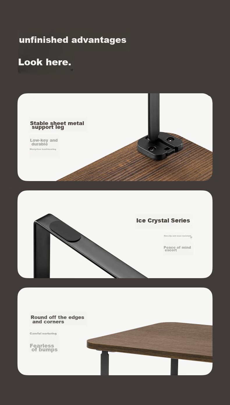 Brateck Beihu Monitor Riser Stand, Display Stand, Desktop Computer Stand, Laptop Stand with Storage Rack, G600 Black Wood Grai 11
