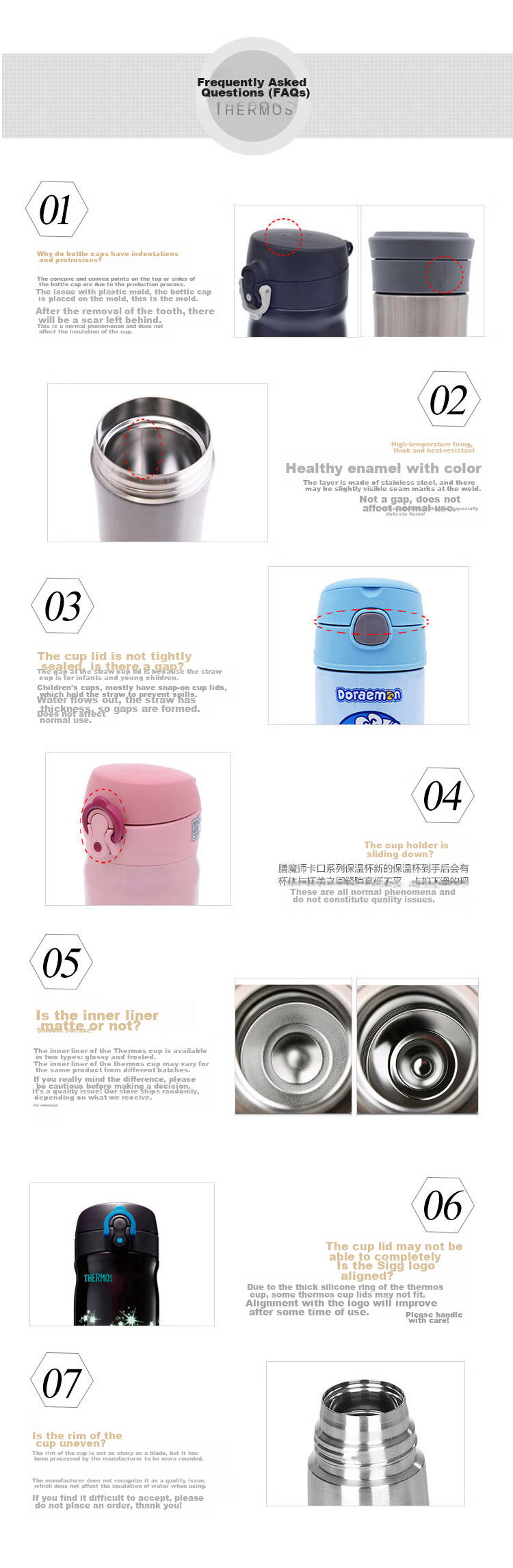 THERMOS , THERMOS Vacuum Insulated Food Jar, 316 Stainless Steel, 520ml Capacity, Thermal Lunch Box, TCLD-520S RD 9