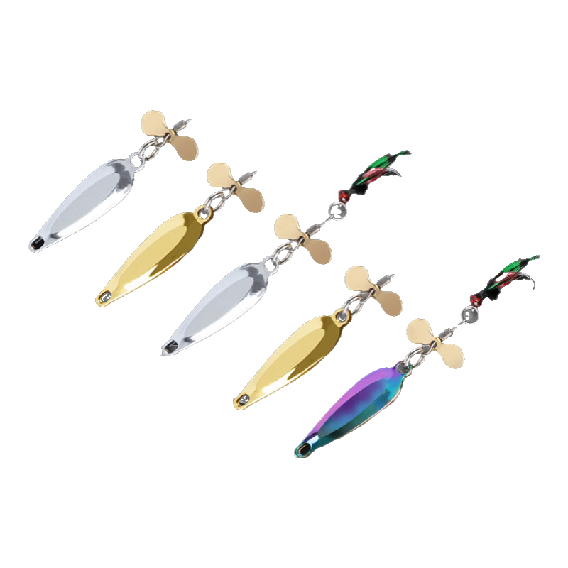 Erciyuan Lure, Fly Hook, Micro Bait, Long-Casting Fly Hook, Spoon Fishing Set, Mosquito Bait, Fly Imitation Bait, Mackerel Bait, 5g