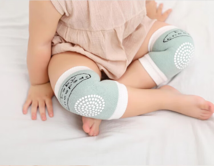 9I9 Baby Knee Pads, Crawling Fall Prevention Elbow Pads, 3 Pairs, Infant Walking Knee Protectors, Breathable Mesh Knee Sleeves Set, A58 12