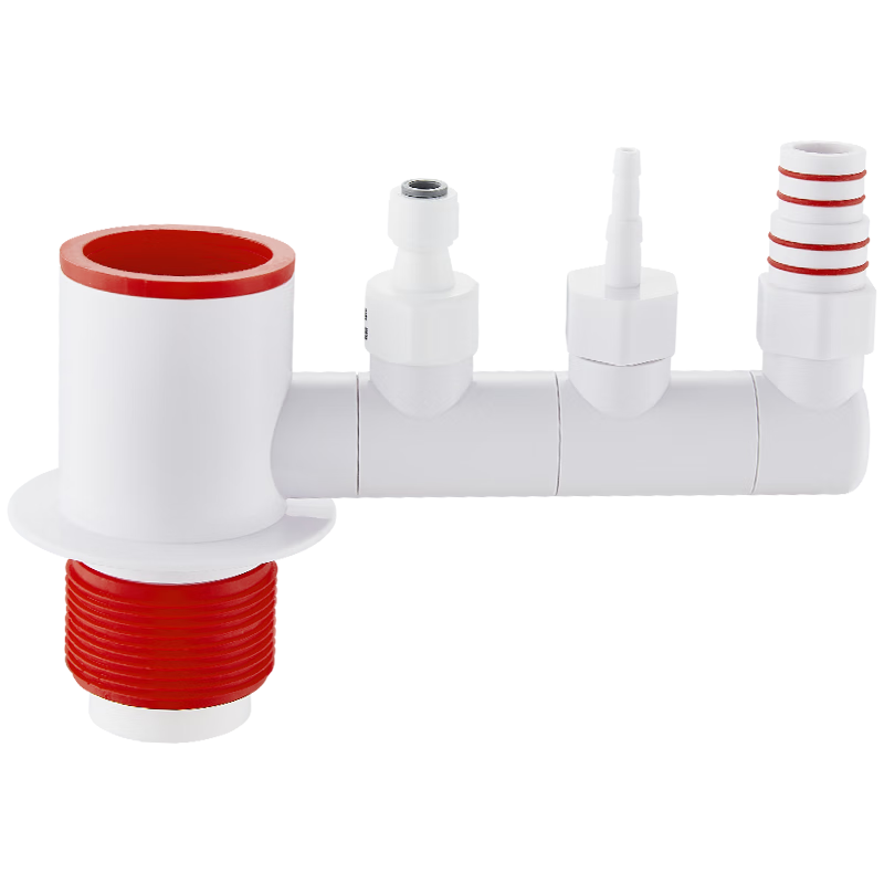 Interhasa! Kitchen Sink Three-Way Water Purifier Drain Pipe Anti-Odor Device Drainage Pipe Connector Five-Way Complete Set P1210008