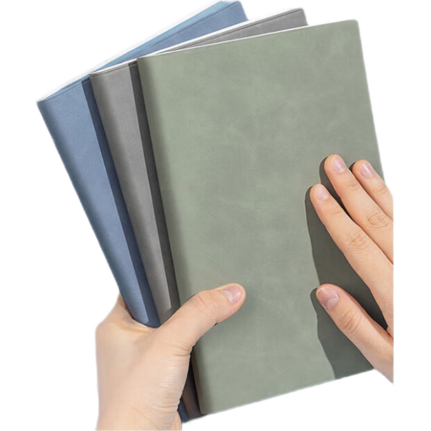 Deli 25K/112 Pages Notebook Leather Cover, Journal, Planner, Diary, Soft Copy Book, Green BP151