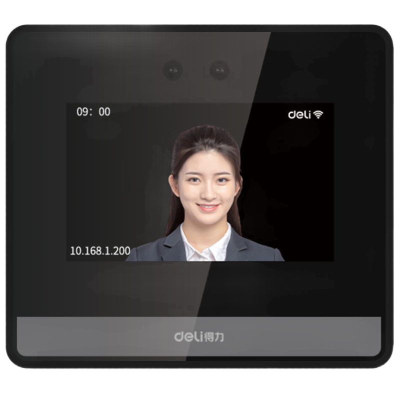 Qiyeweixin Attendance Machine, Visible Light Dynamic Facial Recognition Cloud Attendance, Deli Co-Branded D5S Model, Simultaneous Multi-Person Facial Recognition Punch-In Machine, All-In Face Scanning Attendance Device for Work And School