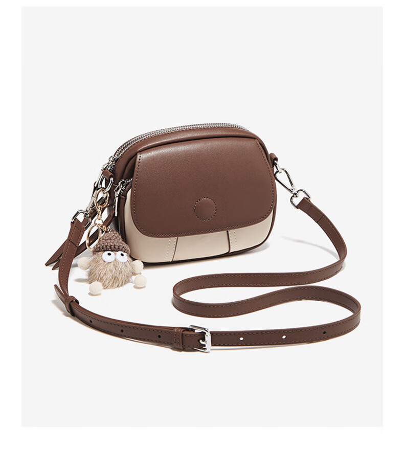 FOXER Leather Women's Handbag, Large Capacity Shoulder Bag, Crossbody Bag, Small Purse, Light Luxury Valentine's Day Gift 12