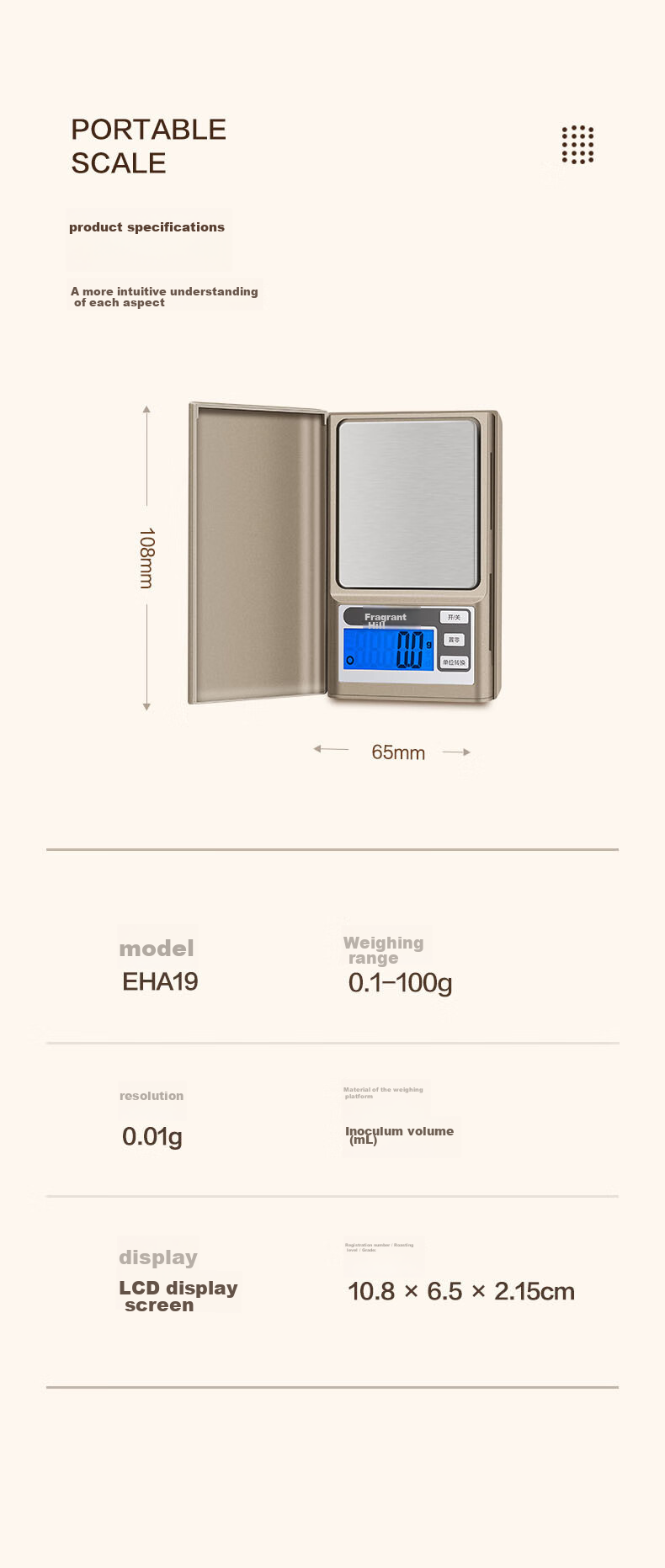 Xiangshan Electronic Scale, Jewelry Scale, Kitchen Scale, High Precision 0.01 Gram Weight Scale, Chinese Medicine Scale, Gold Scale, Mini Pocket Scale, Electronic Scale 14